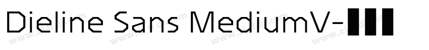 Dieline Sans MediumV字体转换